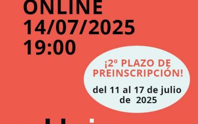 Máster MUPIA – 2º PLAZO DE PREINSCRIPCIÓN Y REUNIÓN INFORMATIVA ONLINE CURSO 2025-26