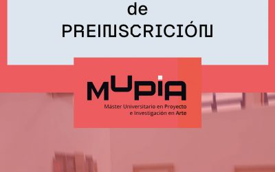 PERIODO EXTRAORDINARIO DE MATRÍCULA-MÁSTER MUPIA
